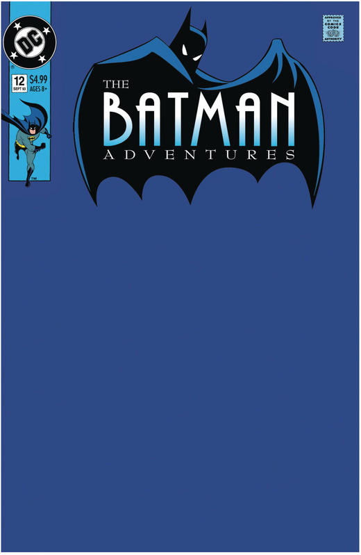 Batman Adventures #12 Facsimile Edition Cover D Blank Variant