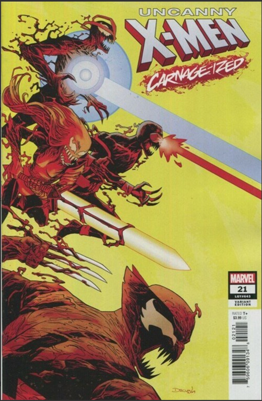 Uncanny X-Men #21 Shalvey Carnage-Ized Variant