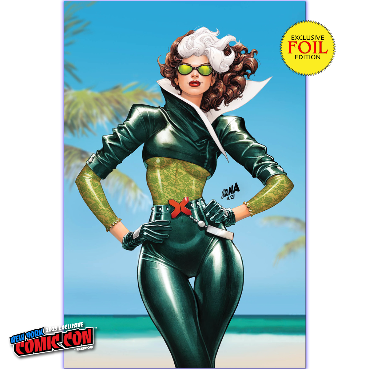 Foil Uncanny Avengers #2 — Fall of X Unknown Comics David Nakayama Exclusive Foil NYCC Virgin Variant