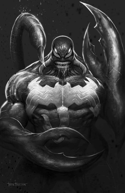 Venom #30 Gray Scale Tyler Kirkham Exclusive Virgin Variant