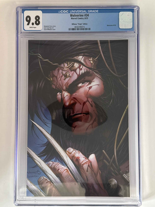 Wolverine #34 CGC 9.8 Blue Label Williams Exclusive Variant