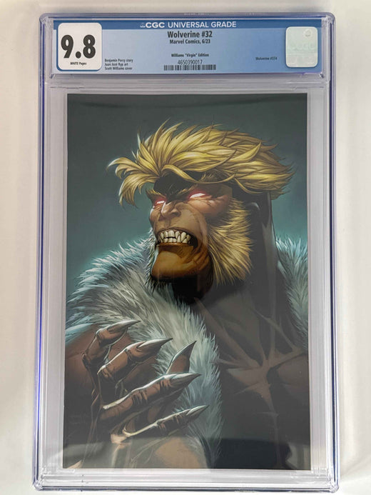Wolverine #32 CGC 9.8 Blue Label Williams Exclusive Variant
