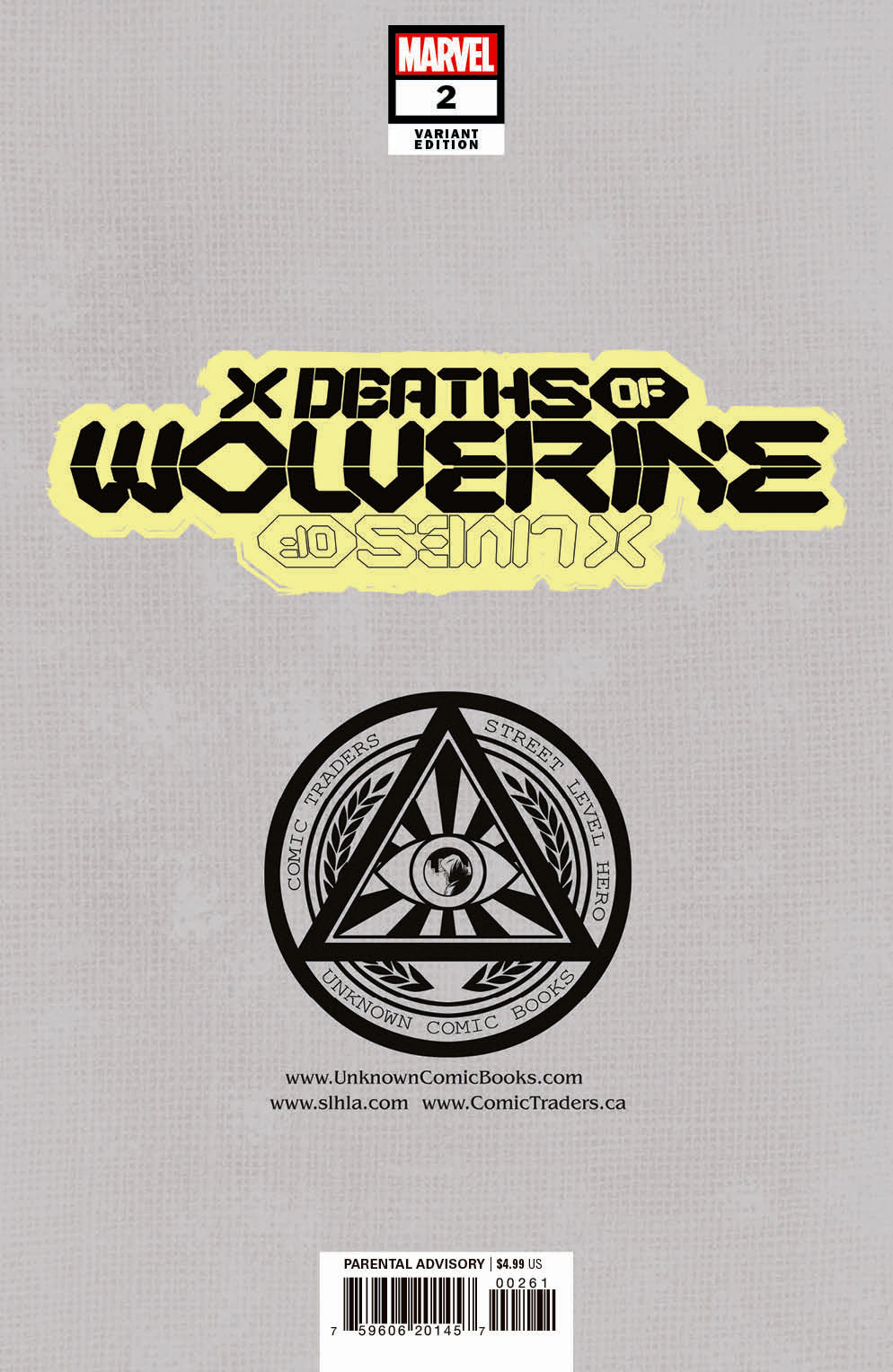 X Deaths Of Wolverine 2 Unknown Comics Ryan Stegman Exclusive Var (02/09/2022)