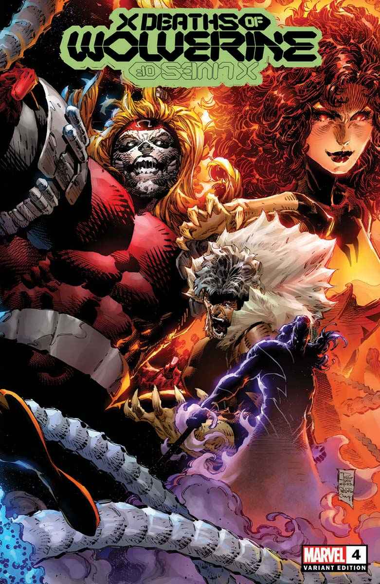X Deaths Of Wolverine 4 Unknown Comics Philip Tan Exclusive Variant