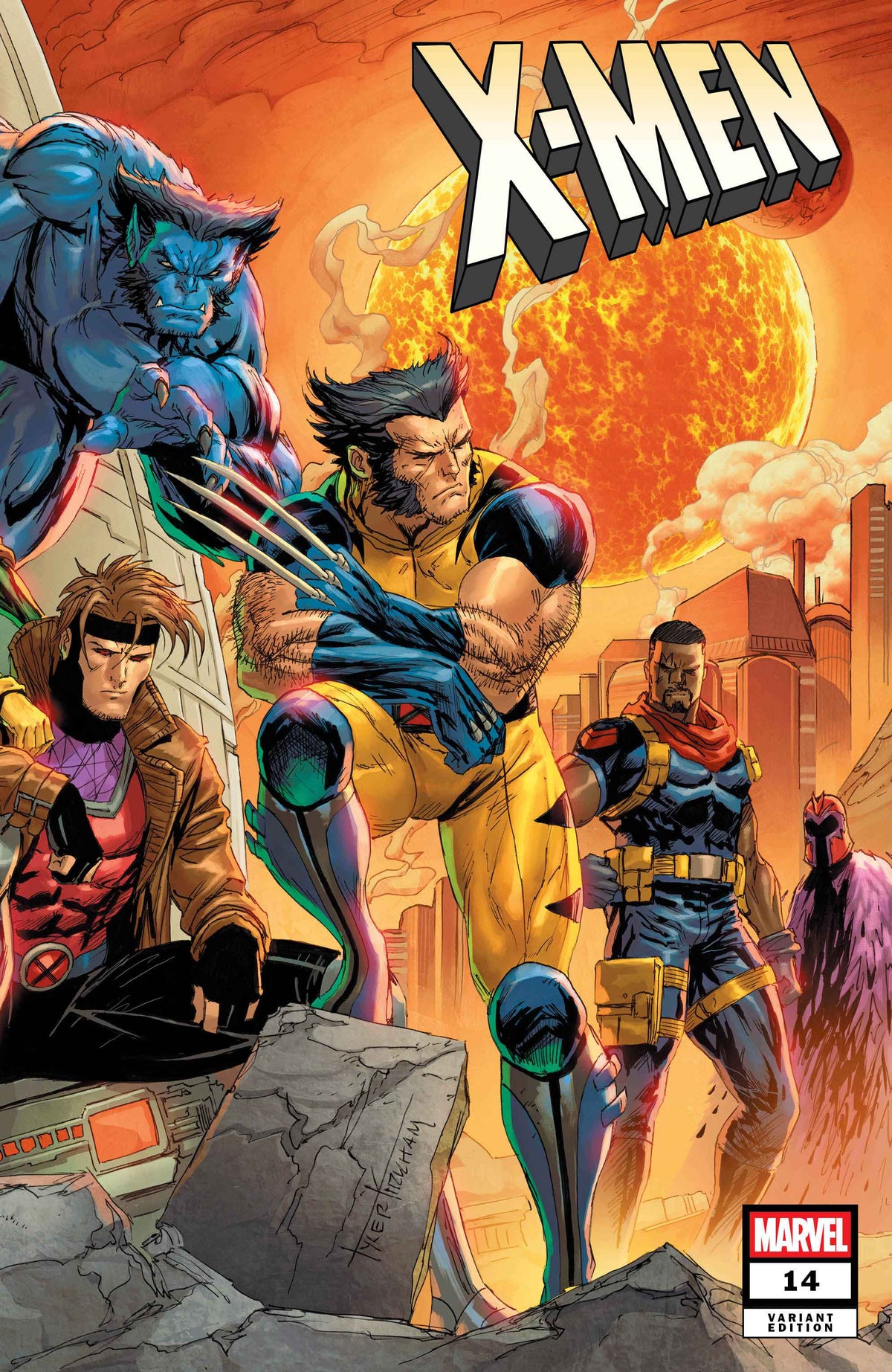 X-Men #14 Unknown Comics Tyler Kirkham Connecting Cover Exclusive Variant