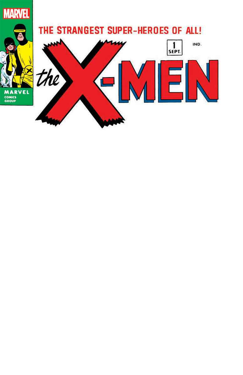 X-Men #1 Facsimile Edition Blank Unknown Comics Exclusive 2023