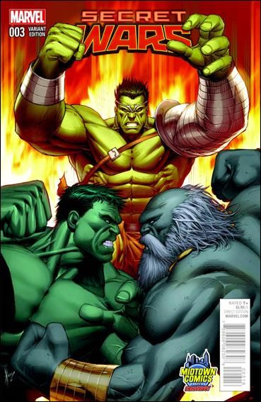 Secret Wars (2015) #3 – Midtown Comics Exclusive Cover (Marvel, 2015)