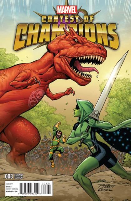 Contest of Champions (2015) #3 – Connecting Variant Cover (Marvel, 2015)