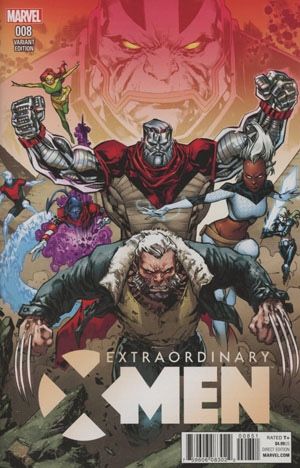 Extraordinary X-Men Vol. 1 #8 – Ken Lashley Connecting A Cover (Marvel, 2016)
