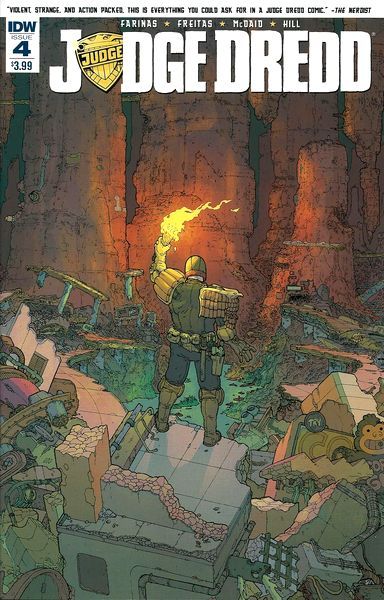 Judge Dredd Vol. 5 #4 – Regular Ulises Farinas Cover (IDW Publishing, 2016)