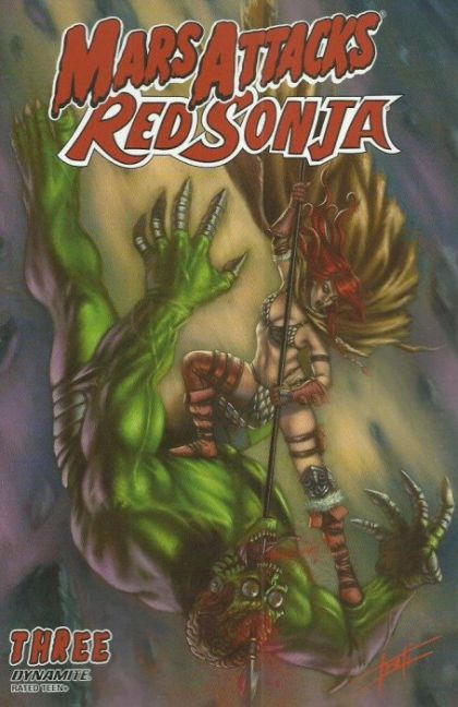 Mars Attacks Red Sonja #3 – Variant Luca Strati Cover (Dynamite Entertainment, 2020)