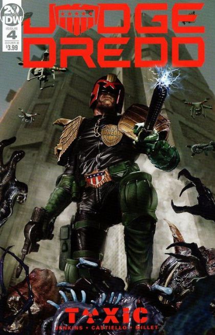 Judge Dredd: Toxic #4 – Cover B by John Gallagher (IDW Publishing, 2019)