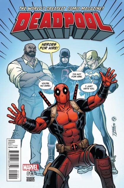 Deadpool Vol. 5 #13 – Variant Ron Lim Cover (Marvel, 2016)