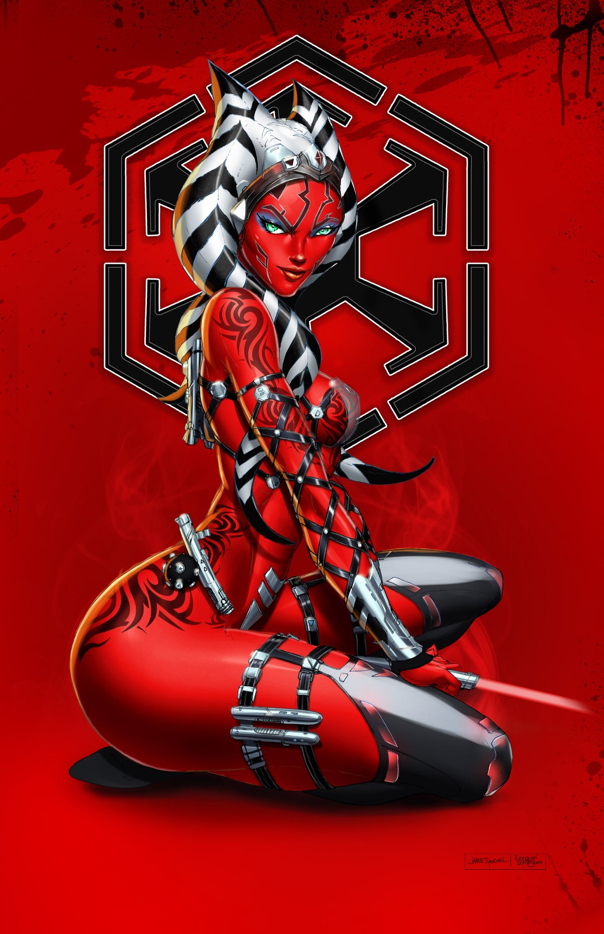 Ahsoka Sith Red Print