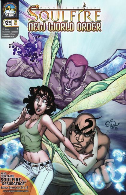Michael Turner's Soulfire: New World Order #5 – Eduardo Francisco Cover (Aspen, 2010)