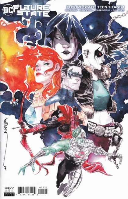 Future State: Teen Titans #1 – Dustin Nguyen Card Stock Variant Cover (DC, 2021)