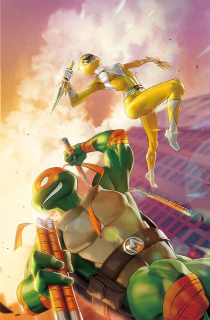 Mighty Morphin Power Rangers / Teenage Mutant Ninja Turtles Vol. 2 #5 – R1C0 Exclusive Virgin Variant (Boom! Studios, 2023)