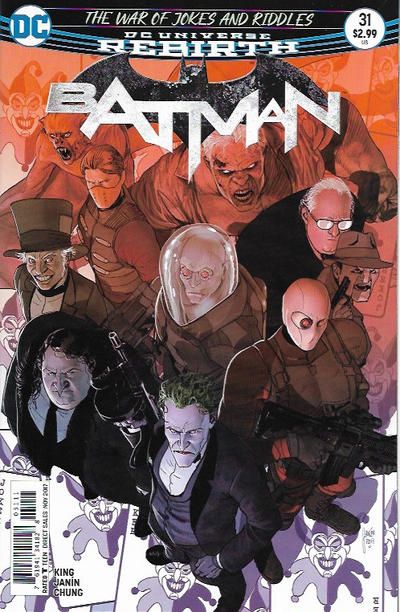 Batman Vol. 3 #31 – Mikel Janin Regular Cover (DC, 2017)