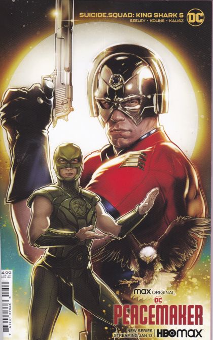 Suicide Squad: King Shark #5 – Kaare Andrews Peacemaker Card Stock Variant (DC, 2022)
