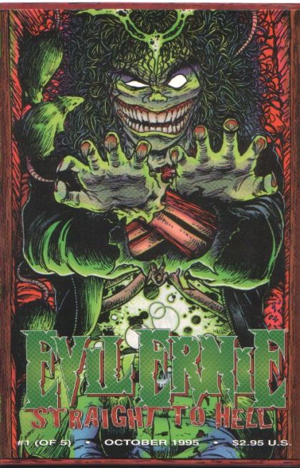 Evil Ernie: Straight to Hell #1 – Fold-out cardstock cover (Chaos!, 1995)