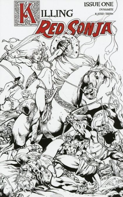 Killing Red Sonja #1 – 15 Copy B&W Castro (Dynamite Entertainment, 2020)