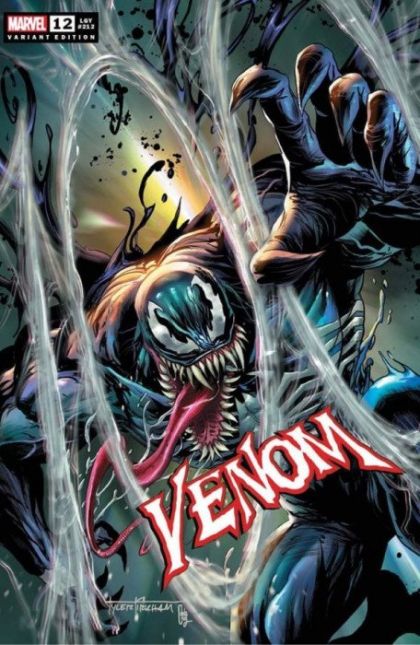 Venom Vol. 5 #12 – Comics Illuminati - Unknown Comics / Street Level Heroes / Comics Traders / 616 Comics & Antihero Gallery Exclusive Tyler Kirkham Trade Dress Variant (Marvel, 2022)