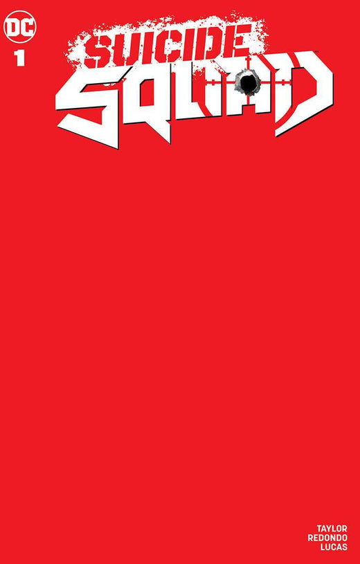 Suicide Squad #1 Unknown Comics Red Blank Exclusive Variant