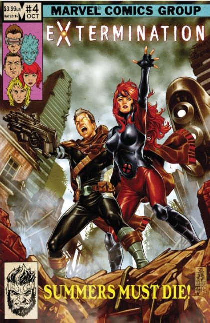 Extermination #4 – Unknown Comics Mark Brooks Altered Artwork Variant Cover (Marvel, 2018)