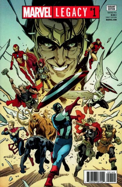 Marvel Legacy #1 – Incentive Valerio Schiti Retailer Variant Cover (Marvel, 2017)