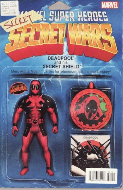 Deadpool's Secret Secret Wars #1 – John Tyler Christopher Action Figure Variant Cover (Marvel, 2015)