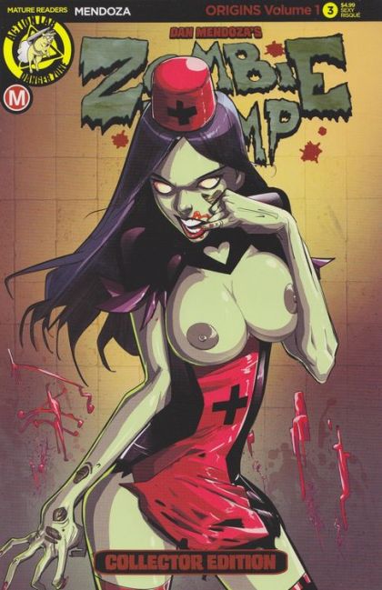 Zombie Tramp: Origins #3 – Celor Sexy Risqué Cover (Action Lab, 2017)