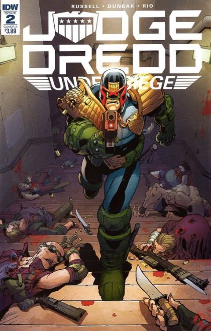 Judge Dredd: Under Siege #2 – Regular Max Dunbar Cover (IDW Publishing, 2018)