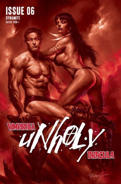 Vampirella / Dracula: Unholy #6 – Lucio Parrillo Tint Variant (Dynamite Entertainment, 2022)