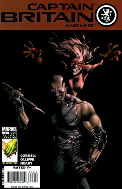 Captain Britain and MI:13 #5 – Regular Bryan Hitch Cover (Marvel, 2008)