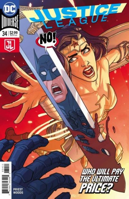 Justice League Vol. 2 #34 – Regular Pete Woods Cover (DC, 2017)