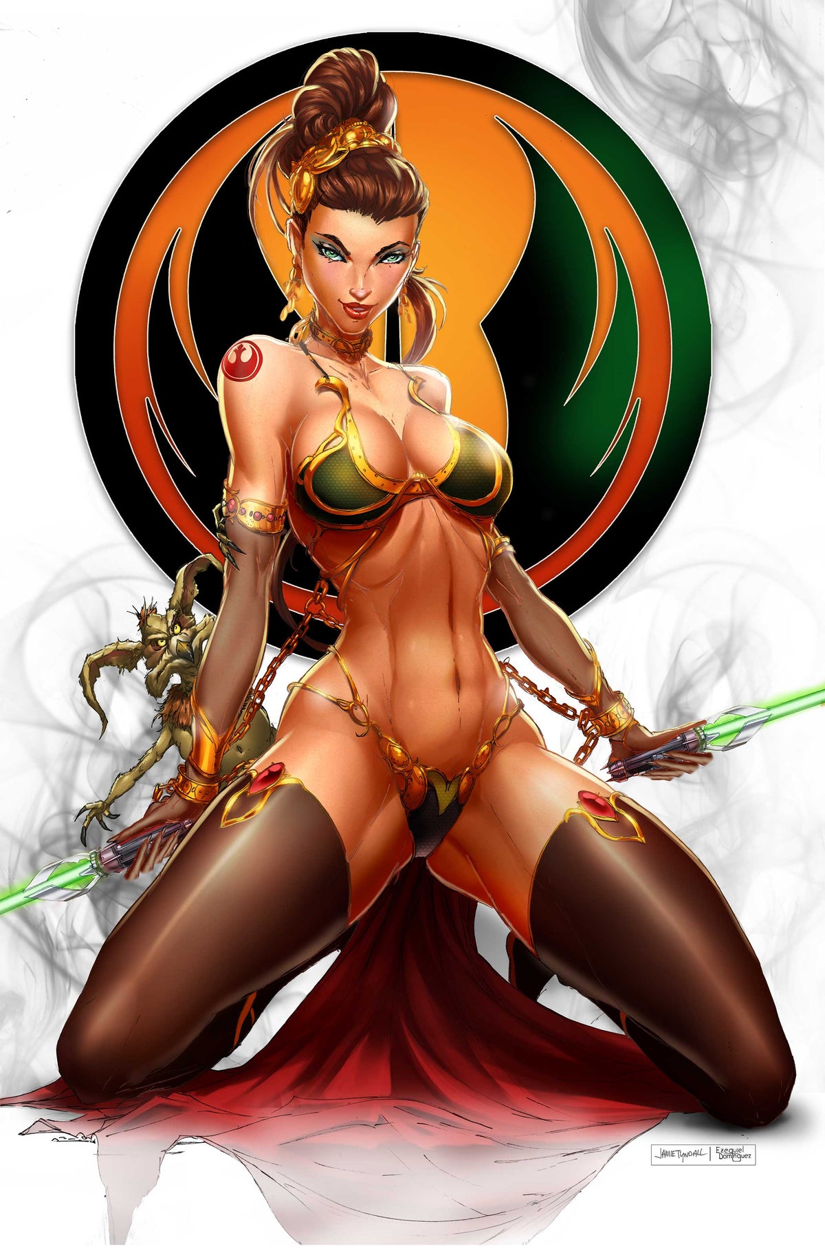 Leia Jedi New Print