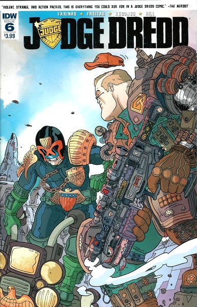 Judge Dredd Vol. 5 #6 – Regular Ulises Farinas Cover (IDW Publishing, 2016)