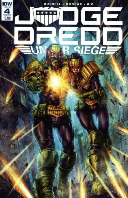 Judge Dredd: Under Siege #4 – Variant Alan Quah Color Cover (IDW Publishing, 2018)