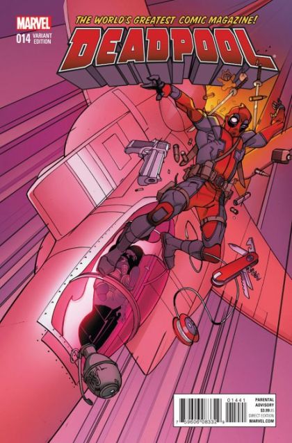 Deadpool Vol. 5 #14 – Variant Pasqual Ferry Civil War Reenactment Cover (Marvel, 2016)