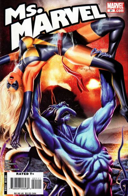 Ms. Marvel Vol. 2 #21 – Greg Horn Regular (Marvel, 2008)