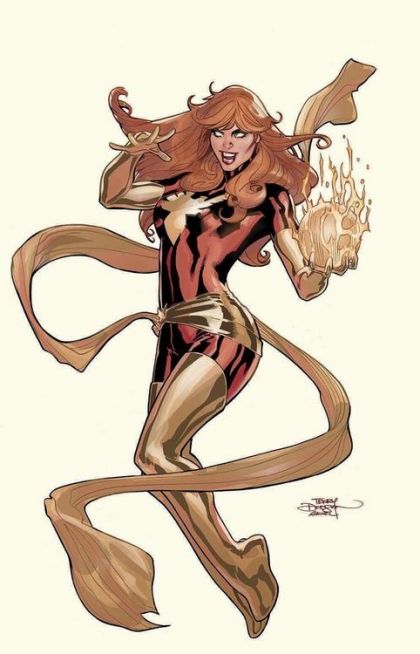 Phoenix Resurrection: The Return of Jean Grey #1 – Terry Dodson Unknown Comics Retailer Exclusive Dark Virgin Variant Cover B (Marvel, 2017)