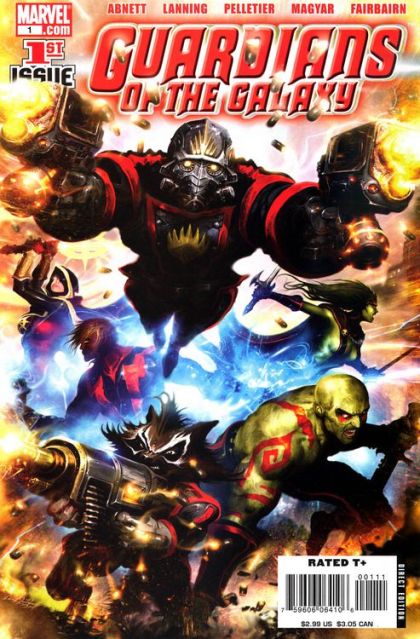 Guardians of the Galaxy Vol. 2 #1 – Clint Langley Regular (Marvel, 2008)
