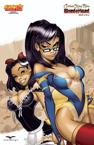 Grimm Fairy Tales Vs. Wonderland #2 – Alamo City Comic Con - LTD 350 (Zenescope Ent., 2014)
