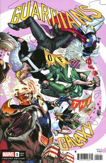Guardians of the Galaxy Vol. 6 #1 – Variant Pepe Larraz Party Cover (Marvel, 2020)