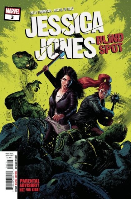 Jessica Jones: Blind Spot #3 – Regular Valerio Giangiordano Cover (Marvel, 2020)