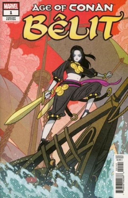 Age of Conan: Bêlit, Queen Of The Black Coast #1 – Incentive Afu Chan Variant Cover (Marvel, 2019)
