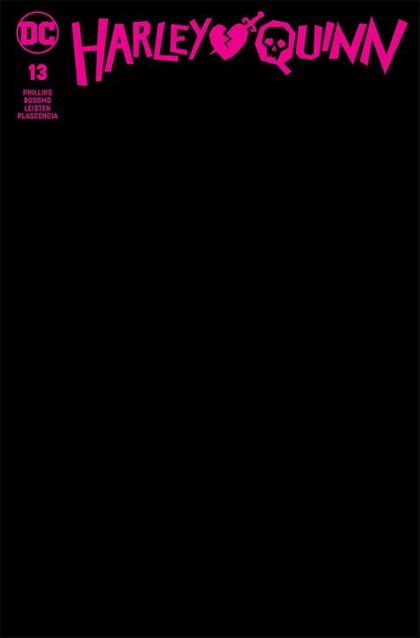 Harley Quinn Vol. 4 #13 – Blank Black and Pink Variant (DC, 2022)