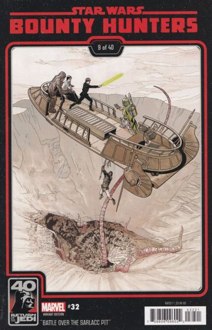 Star Wars: Bounty Hunters #32 – Chris Sprouse Return Of The Jedi 40th Anniversary Cover (Marvel, 2023)
