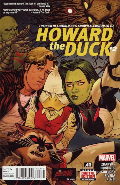Howard the Duck Vol. 4 #2 – Regular Joe Quinones Cover (Marvel, 2015)