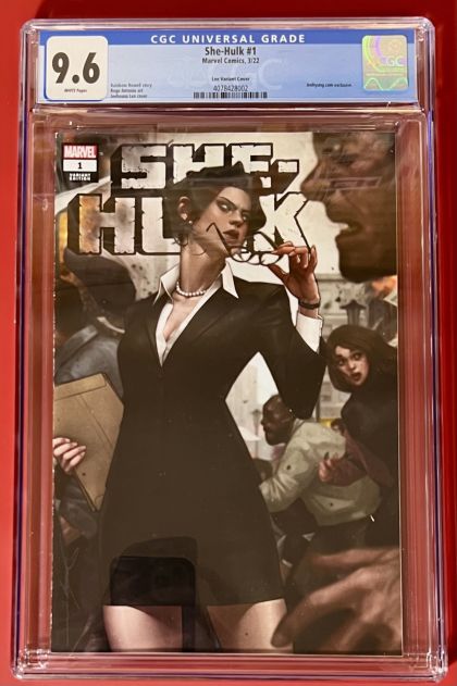 She-Hulk Vol. 4 #1 – Jeehyung Lee Exclusive Trade Dress Variant (Marvel, 2022) CGC 9.6